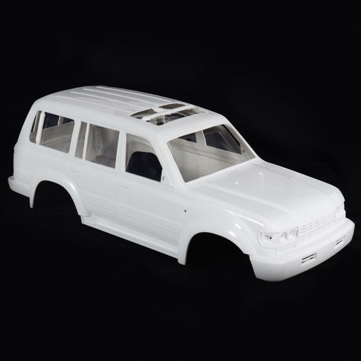 Cuerpo de Carcasa Clasica Land Cruiser LC80 de 313mm 12.3 pulgadas de distancia entre ejes para Coche RC 1/10 TRX4 SCX10 Accesorios de Actualizacion (Cuerpo Duro LC80) - Imagen 3