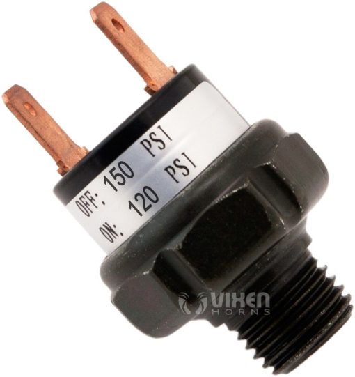 Compresor de aire Vixen Horns 12V con tanque de 1.5 galones - Presion de trabajo de 150 PSI Sistema de aire a bordo para bocinas de tren / Inflado de llantas, VXO8315 - Imagen 8