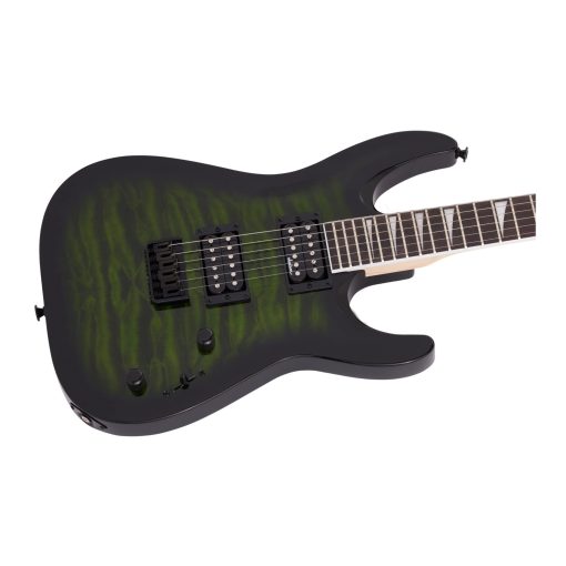 Guitarra Electrica Jackson JS Series Dinky Arch Top JS32Q DKA HT - Transparent Green Burst - Imagen 7