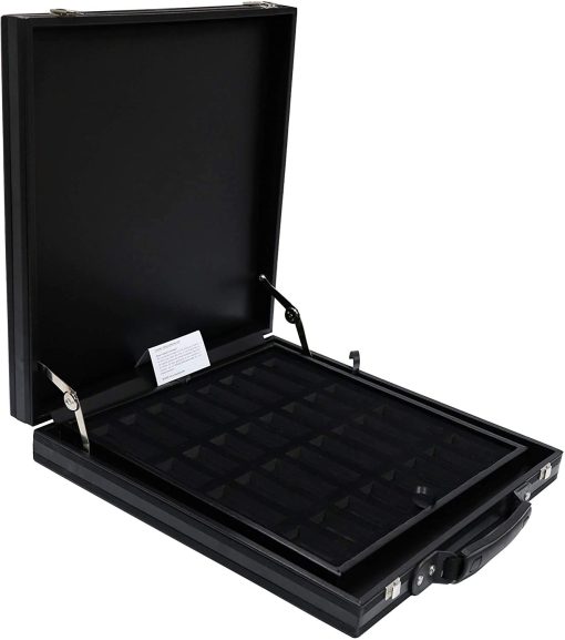 Juego de ajedrez de marmol Radicaln con caja de almacenamiento 15 pulgadas blanco y negro hecho a mano 1 tablero de ajedrez con 32 piezas de ajedrez - Juego de ajedrez para 2 jugadores Juegos de mesa para adultos - Imagen 4