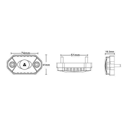 Luces LED Rock TSAUTO a Prueba de Agua IP68 IP69K Lampara de Roca Subacuatica CREE Luz de Acento de Cubierta Debajo del Vehiculo Luces de Reptacion Interior Exterior para Camion Jeep ATV UTV Barco (Azul) - Imagen 4