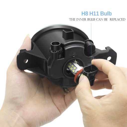 Faro de Niebla Actualizado con Anillo LED Halo DRL para Nissan Sentra Altima Rogue Versa Note Murano Pathfinder Maxima Kicks Juke Infiniti M35 M45 G37 QX60 JX35 - Imagen 3