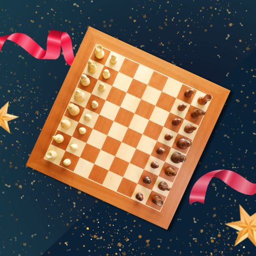 Tablero de ajedrez electronico Chessnut Pro, juego de lujo con todas las piezas de ajedrez de madera completa - Tablero de torneo de 55cm con piezas de madera - Imagen 4