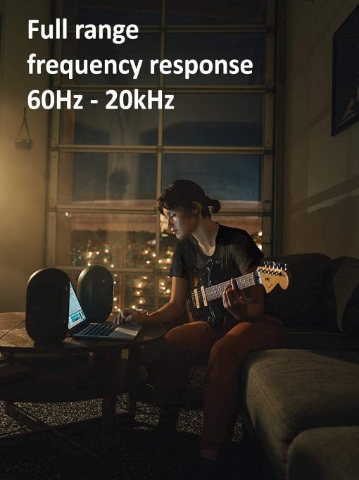 Monitores de Referencia Compactos para Escritorio J BL Professional 1 Series 104-BT con Bluetooth, Negro, Vendido como Par con AKG Pro Audio Lyra Ultra-HD, Cuatro Modos de Captura, Microfono USB-C - Imagen 3