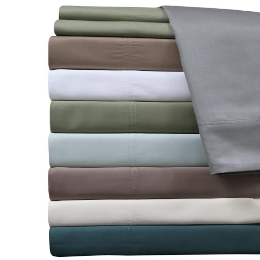 Juego de sabanas Royal Hotel Bedding ABRIPEDIC, Viscosa de Bambu, 600 Hilos, Suaves y sedosas, Juego de sabanas, Split-Cal-King: Ajustable Cal-King, Blanco - Imagen 6