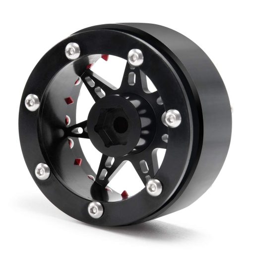 Set de 4 llantas de metal beadlock QUE-T 2.2" para RC 1/10 Crawler TRX4 SCX10 90046 - Imagen 5