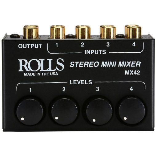 Mezclador Estereo Mini Rolls MX42