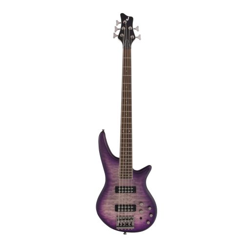 Bajo de 5 Cuerdas Jackson JS Series Spectra JS3QV, Purple Phaze, Diapason de Laurel