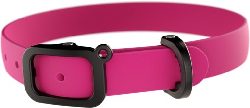 Collar para Perros NUVUQ a Prueba de Agua y Duradero, Comodo, Suave y Ligero Ajustable para Perros Activos (Tamano Mediano, Rosa Frambuesa) - Imagen 2