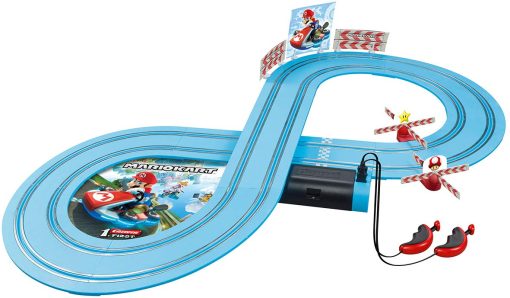 Carrera First Mario Kart - Pista de Carreras de Coches con Spinners - Incluye 2 Autos: Mario y Yoshi - Juego de Carreras Principiante a Bateria para Ninos de 3 Anos en Adelante - Imagen 3