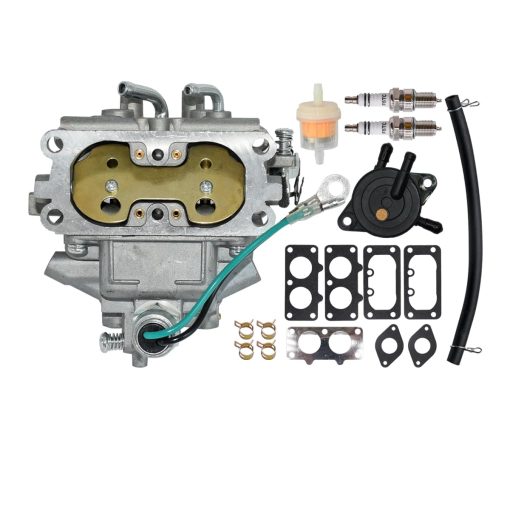 Carburador 15003-7077 Compatible con Kawasaki 15003-7041 150037077 para motor FH601V con bomba de combustible y bujia