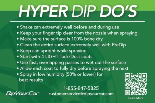 Kit de Pintura para Ruedas DipYourCar HyperDip, Set DIY de Pintura para Llantas, Capa de Inmersion para Automoviles Aromatizables, Proteccion Pelable para Rines de Coche, Pintura para Rines, Pintura de Saten Metalica en Aerosol - (Gris Antracita) - Imagen 8