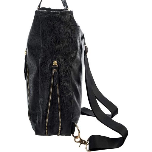 Bolso de Panales Vilah Bloom Cafe Crossover, Color Cafe Oscuro/Negro, Talla unica - Imagen 5