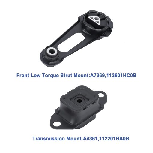 Soportes de Motor y Transmision (3 piezas). Reemplaza las Partes # A7369 A4361 A7368. Compatible con Nissan Versa 2012-2017. Nissan Versa Note 2014-2017 1.6L. - Imagen 5
