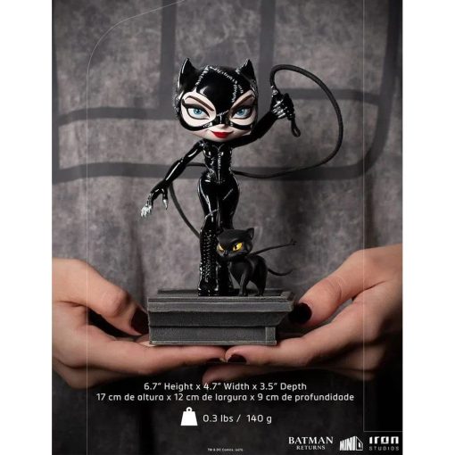 Iron Studios Batman Returns Minico: Catwoman Minico | Figura coleccionable de 7 pulgadas de Batman Returns - Imagen 8