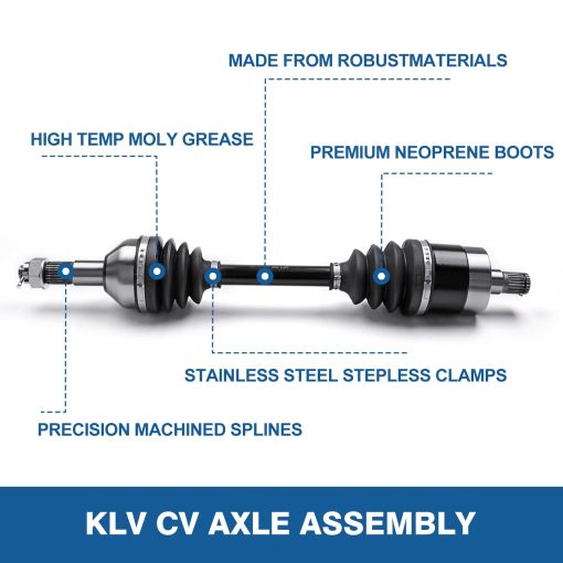 Eje de transmision CV de eje trasero izquierdo y derecho KLV compatible con Polaris Sportsman 400/500/600/700/800 MV7 2003 2004 2005 1380240 1380197 - Imagen 4