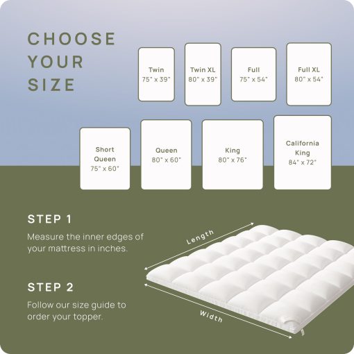 Topper de Colchon Extra Grueso King para Dolor de Espalda y Sueno como en las Nubes, Suave y Mullido, Acolchado de Colchon para Colchon Firme, Colchon con Relleno de 1400GSM, Ajuste para Colchon de 6"-22" - Imagen 4