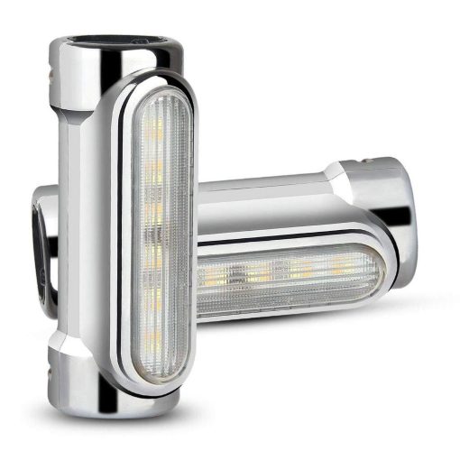 Kit de luces LED para barras de choque en carretera Harley Eagle Lights para barras horizontales o verticales de 1.25 pulgadas