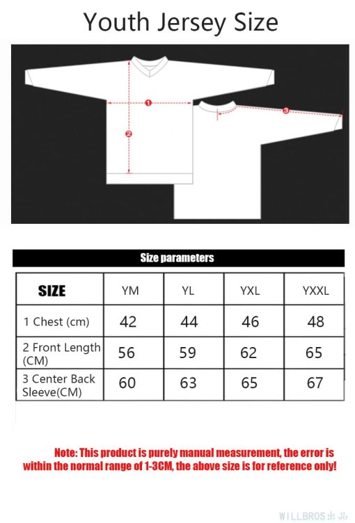 Conjunto de pantalon y jersey Willbros para jovenes, equipo de motocross MX para ninos, ropa de carreras Off-Road MTB ATV Motorcycle para ninos y ninas, negro naranja YXXL - Imagen 5