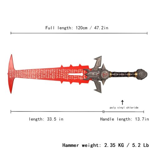Espada de crucible para juegos de rol de anime, replica perfecta, PVC forjado a mano - Imagen 2