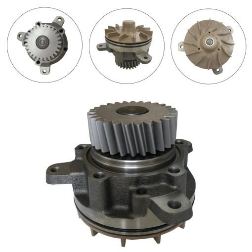 8170833 8170305 8170460 Bomba de Agua Mecanica WP-2233 Sistema de Enfriamiento del Motor Compatible con VOLVO VN VNL D12 EC330B EC360B EC460B D10D D12D & Numero de OE de Repuesto 20431137 20734268 85000786 - Imagen 2
