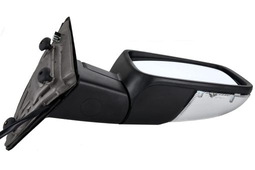 Espejo Lateral ZAPOSTS para reemplazo apto para Dodge Ram 1500 3500 2011-2013 Ram 2500 2011-2015 Dodge Ram 1500 2009-2010 Negro Calentado con Luz de Señal Manual Abatible Espejo del Lado del Pasajero - Imagen 3