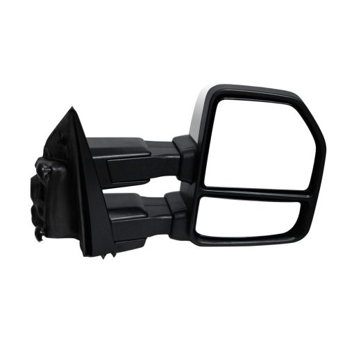 Par de espejos retrovisores de remolque cromado para camiones Ford F150 Pickup 2015 2016 2017 2018 con senal de giro, lampara auxiliar - Imagen 3