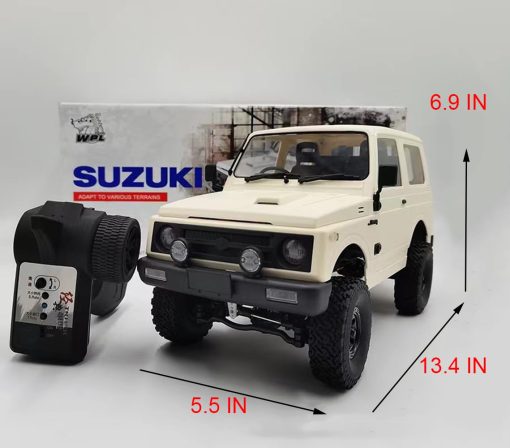 Camion RC Apawband WPL C74 1/10 RC Rock Crawler Off Road 4x4 RC Rock Crawler RTR con Direccion Proporcional 370 Motor, Caja de Cambios de Rotacion Contraria, Chasis de Muelle de Hoja Grado Hobby Juguete - Imagen 6