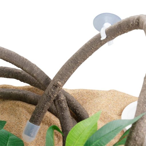 EONMIR 8-Pies Lianas Flexibles para Reptiles, Decoracion de Habitat de Selva para Escalada, Camaleon, Lagartos, Gecko (Lianas Gruesas)