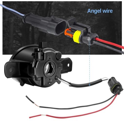Faro de Niebla Actualizado con Anillo LED Halo DRL para Nissan Sentra Altima Rogue Versa Note Murano Pathfinder Maxima Kicks Juke Infiniti M35 M45 G37 QX60 JX35 - Imagen 5