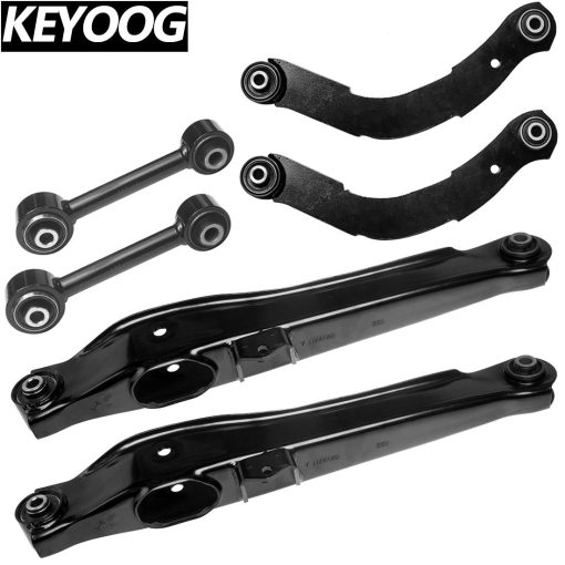 KEYOOG 6Pcs Kit de Suspension Trasera Brazo de Control Superior Inferior Compatible con Dodge Caliber 2007-2012, Jeep Compass Patriot 2007-2014 (Excepto Paquete Todo Terreno) K641226 x2 K641868 x2 K641281 x2 Lado del Conductor y del Pasajero - Imagen 2