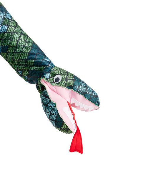Disfraz Divertido de Guardian de Zoologico de Tipsy Elves con Serpiente Boa Constrictor de Peluche Estilo de Titere de Brazo para Hombre Talla Grande - Imagen 7