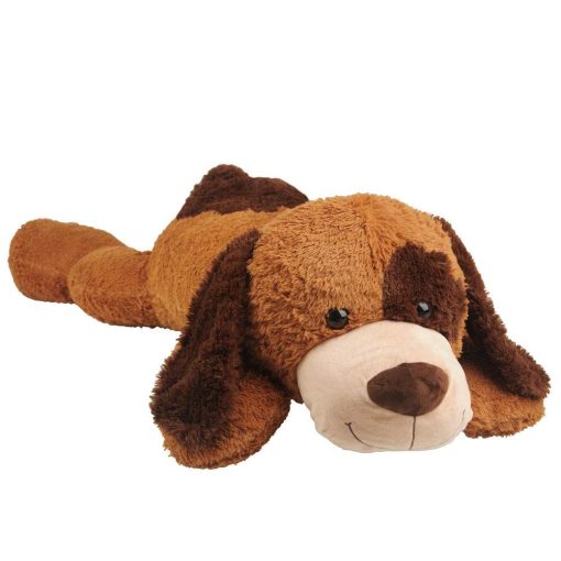 Peluche Gigante de Perro Lindo de Felpa Suave para Ninos Novia Esposa Regalo, Marron Claro 56 Pulgadas, Grande - Imagen 3