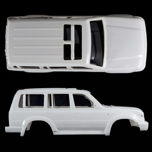 Cuerpo de Carcasa Clasica Land Cruiser LC80 de 313mm 12.3 pulgadas de distancia entre ejes para Coche RC 1/10 TRX4 SCX10 Accesorios de Actualizacion (Cuerpo Duro LC80) - Imagen 7