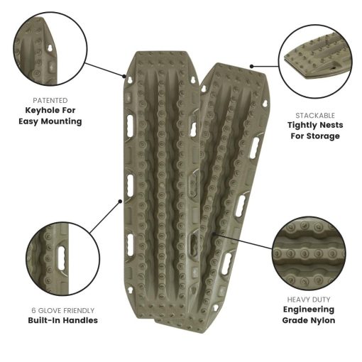 Tabla de recuperacion para vehiculos MAXTRAX MKII (Verde Oliva) - Imagen 3