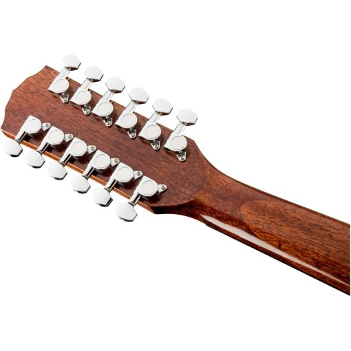 Guitarra Acustica Electrica de 12 Cuerdas Fender, con Garantia de 2 Años, con Pastilla de Guitarra Acustica Fishman con Afinador y Ecualizador, Diapason de Nogal Redondeado, Acabado Natural Brillante, Construccion de Caoba - Imagen 5