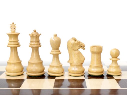 House of Chess - Juego de Ajedrez Galaxy Staunton Piezas de Madera Tamano del Rey 4.25" Ponderadas Triple (Madera de Rosal Anillada) - Imagen 2