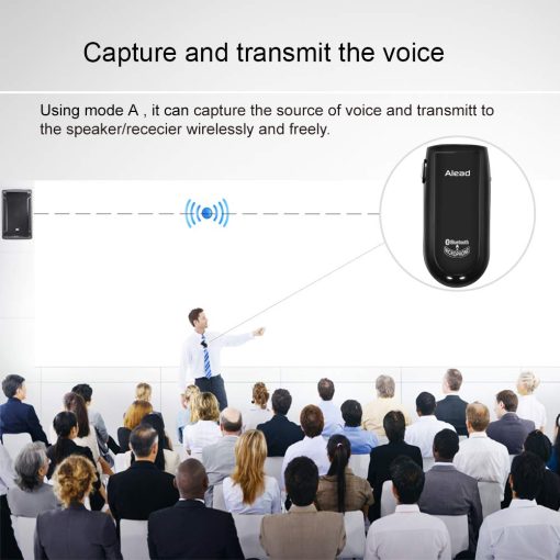 Alead Nolan MIC2 Microfono Bluetooth, Larga Distancia, Baja Latencia, Sonido Claro para Webinars de Educacion, Conferencias, Grabacion de Voz, Personas con Discapacidad Auditiva, Sistemas de Audio PC - Imagen 6