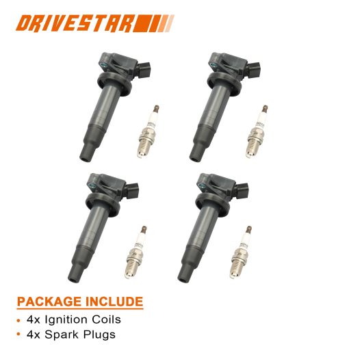 Paquete de Bobinas de Encendido y Bujias de Iridio DRIVESTAR para Toyota Corolla 2000-2008 Matrix 2003-2008 Celica 2000-2005 para Pontiac Vibe 1.8L L4 - Imagen 6