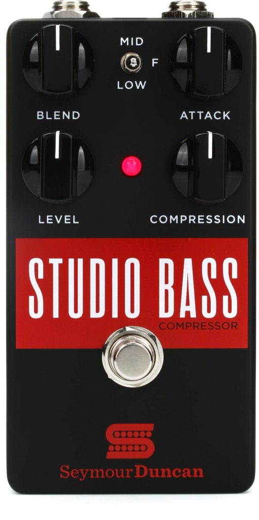 Pedal de Compresor de Bajo Seymour Duncan Studio Bass Pedal de Efecto de Compresion de Bajo