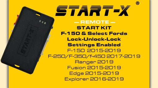 Kit de arranque remoto Start-X compatible con F-150 15-19, F-250 17-19, Ranger 19, Habilitado en el tablero