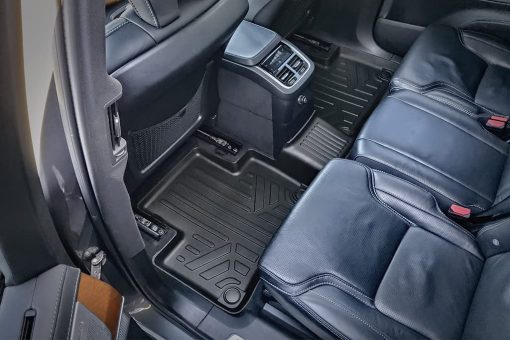 Tapetes personalizados SMARTLINER juego de 2 filas en negro Compatible con Volvo XC90 2016-2023 (Solo compatible con modelos hibridos enchufables) - Imagen 5