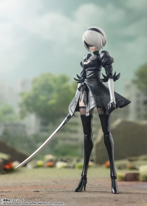 TAMASHII NATIONS - NieR:Automata Ver1.1a - S.H.Figuarts - 2B - Imagen 8