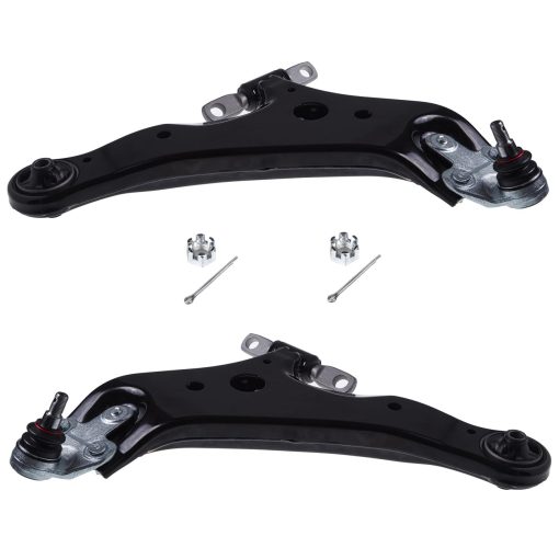 Par de Brazos de Control Inferior Frontal con Rotula Compatible con Toyota Highlander 2008-2019, Venza 09-16 / Lexus RX350 RX450h 2010-2022 [# 48068-0E050 48069-0E050]