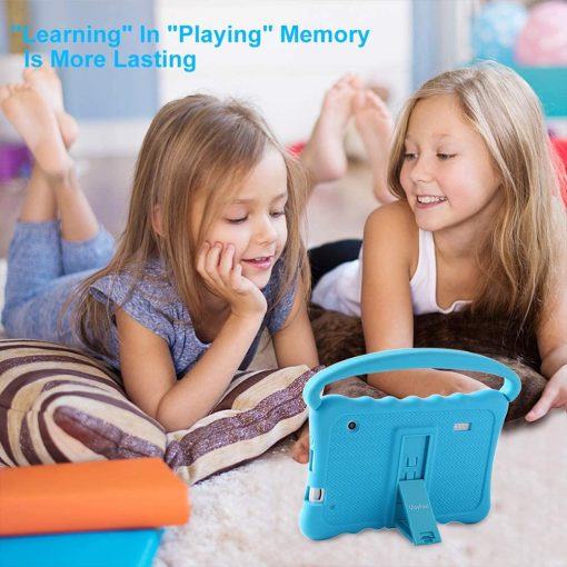 Tableta para ninos de 7 pulgadas Tableta para ninos Edicion Tableta con WiFi Doble camara Tableta para ninos de 32GB Android 10 con control parental Estuche a prueba de golpes Google Play YouTube Netflix (Azul) - Imagen 2