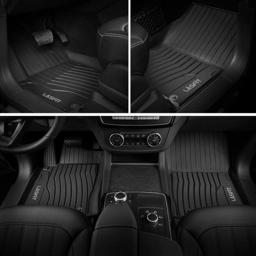 Tapetes LASFIT para Mercedes Benz GLE 2016-2019 350 400 43 AMG 450 AMG 500 500e 550 550e 63 AMG S, Forro para Auto de TPE Todo Clima, 1ra y 2da Fila - Imagen 6