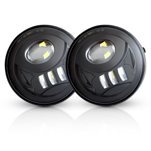 Kit de ensamblaje de luces antiniebla LED blancas Asgohme compatible con Toyota 2005-2011 Tacoma, 2004-2006 Solara, 2008-2015 Sequoia, 2007-2013 Tundra, paquete de 2