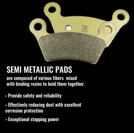 Pastillas de Freno Delanteras y Traseras para Motocicleta Compatibles con Can-Am Spyder RT/RT-S/RS/RS-S 10-12 FA474F FA473R - Imagen 5