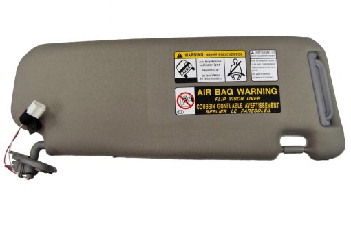 PT Auto Warehouse SNV-HY9307G-LH - Visera para automovil, Gris - con techo corredizo, con luz de tocador, lado del conductor, Reemplaza # 85201-0A750-QS, 852010A750QS - Imagen 3