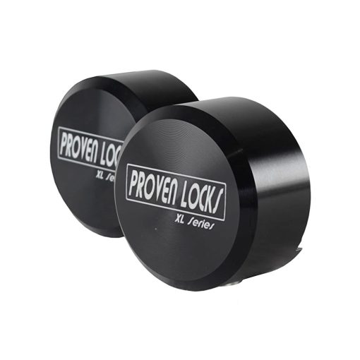 Juego de candados de disco Proven Industries Modelo 400XL, fabricado en EE. UU., paquete de 2 (Negro)